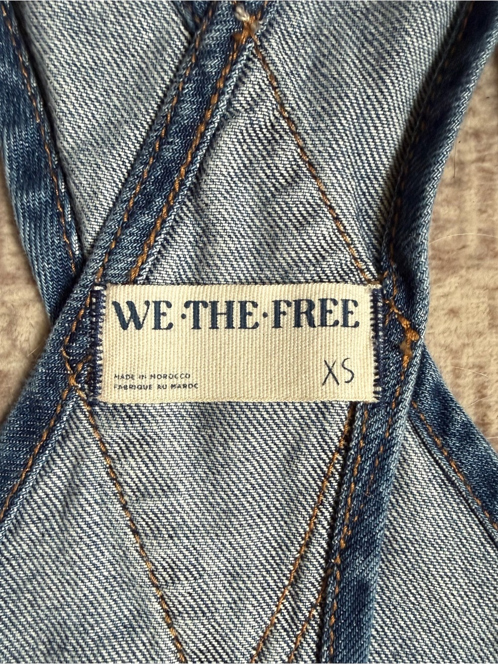 We The Free Light Blue Denim Overalls - Picture 2 of 4